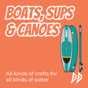 Boats, Paddleboards & Canoes